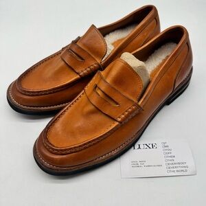 Australia Luxe Collective Men's Brown Leather Loafers EU 39 | US 8.5 | NWT